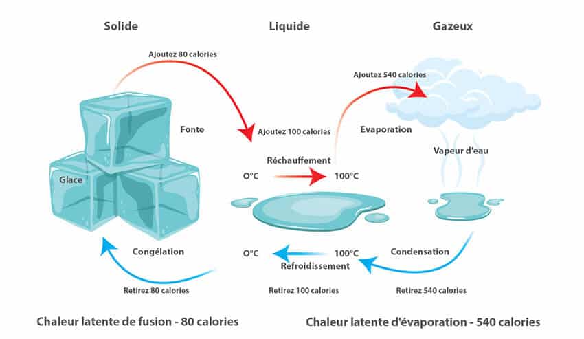 La chaleur latente est la méthode par laquelle l'eau peut sauver votre plantation ou votre vignoble du gel.